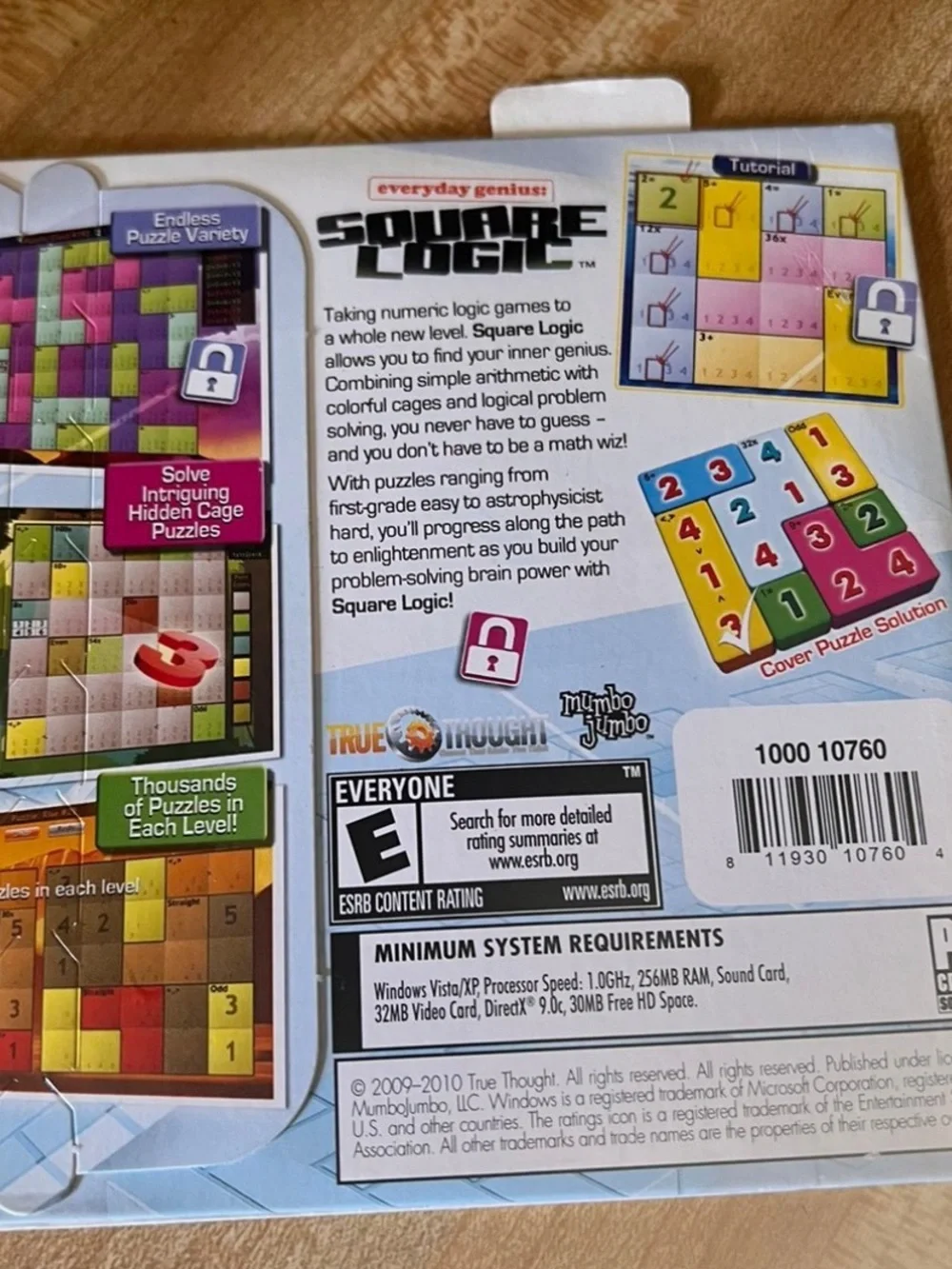 Everyday Genius Square Logic PC Game - Colorful Puzzle Box